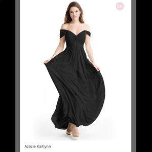 Azazie Kaitlynn Black size A2